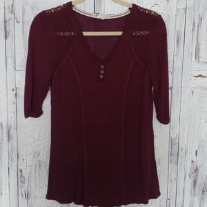 3/4 sleeve lace top (worn once)